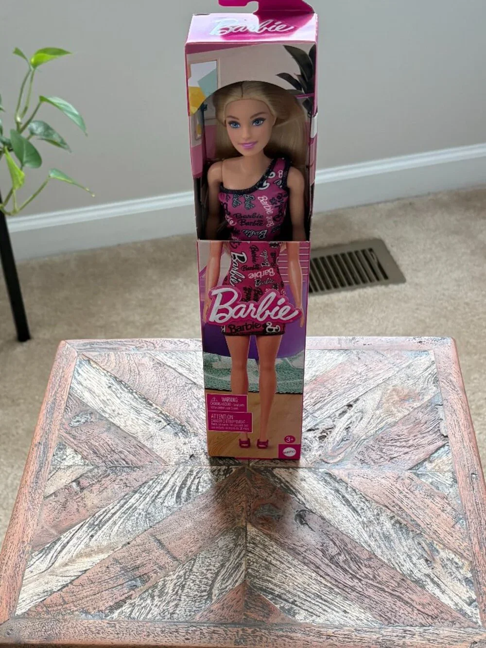 Miniso Barbie Heart-Shaped Jelly Purse and Mattel Blond Haired Barbie Bundle